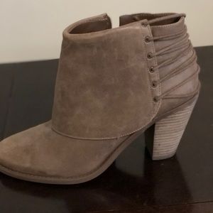 Camel colored booties